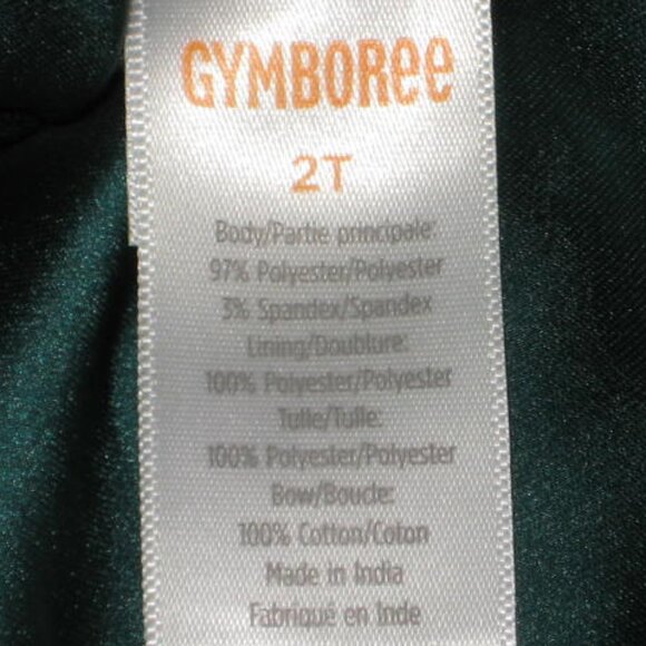 NEW Gymboree 2T Toddler Green Special Occasion Dress Noble Bow and Diaper Cover - Picture 3 of 11